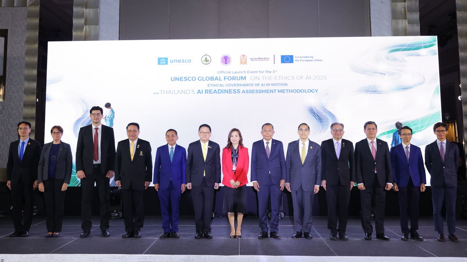 Thailand to host the first Asia-Pacific "UNESCO Global Forum on the Ethics  of AI 2025," showcasing its leadership in AI ethics through a collaboration between DE, MHESI, MOE, and UNESCO.